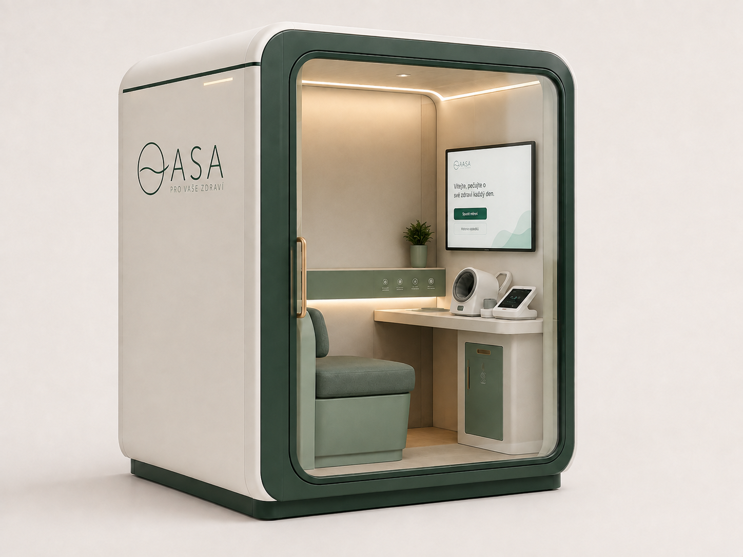 Vizualizace kiosku OASA – placeholder